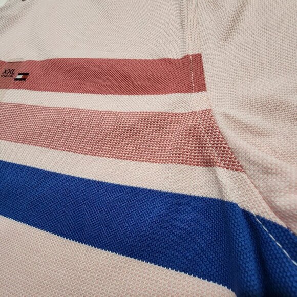Tommy Hilfiger Men's Short-Sleeve THFLEX Polo Shirt Slim Fit XXL - Picture 11 of 13